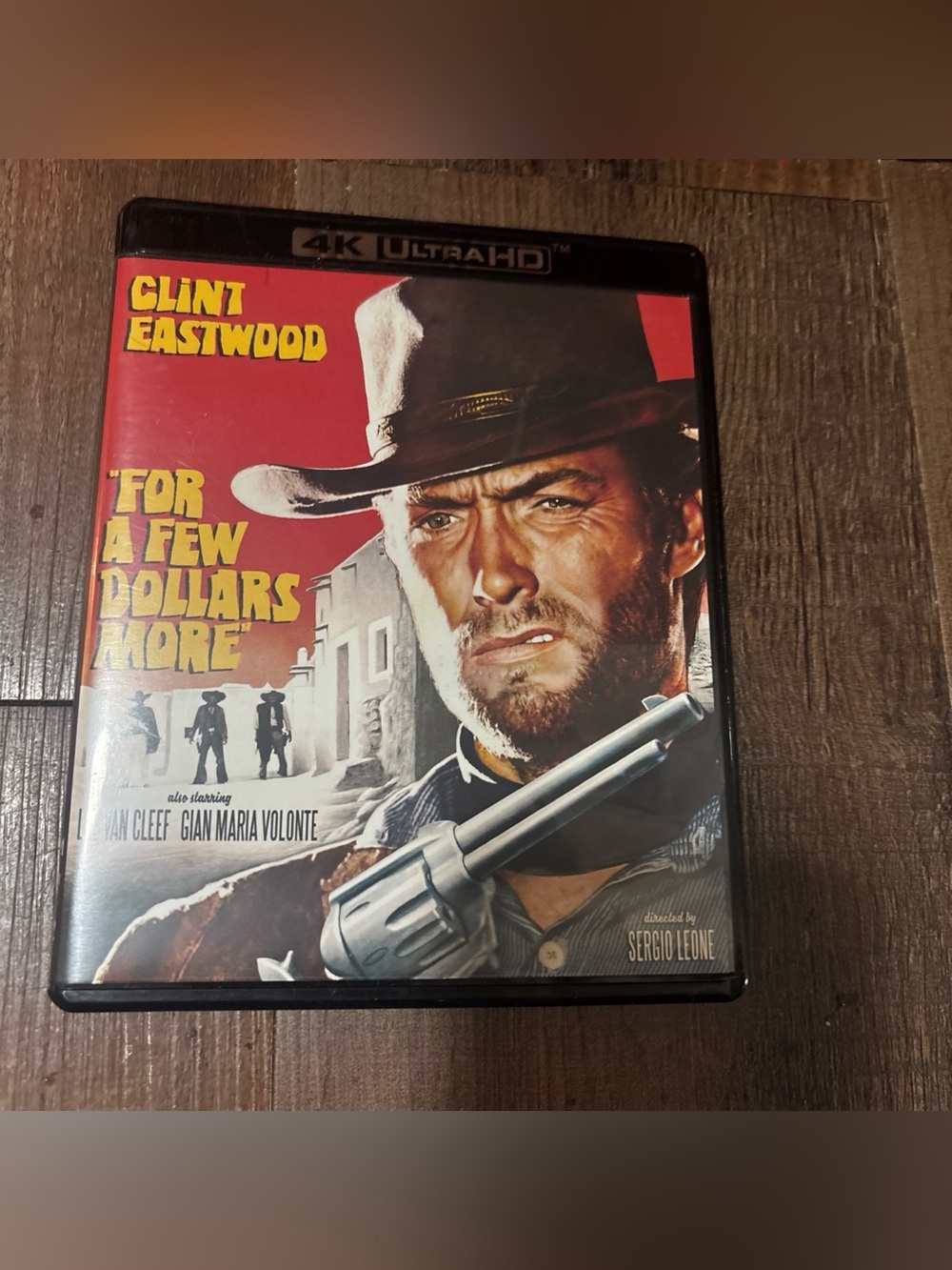 Clint Eastwood 'For a Few Dollars More' 4k Ultra HD DVD - Red